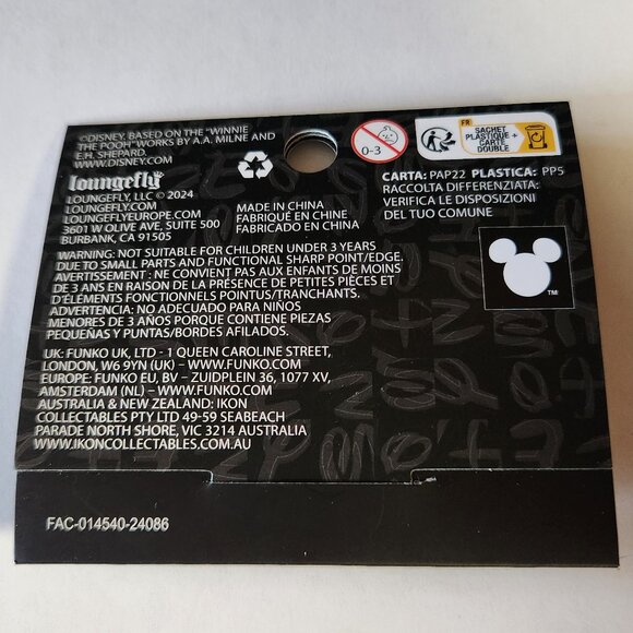 Loungefly Disney Winnie The Pooh Pin Set Pooh & Piglet 2 Enamel Pins 2024 New - Picture 3 of 3